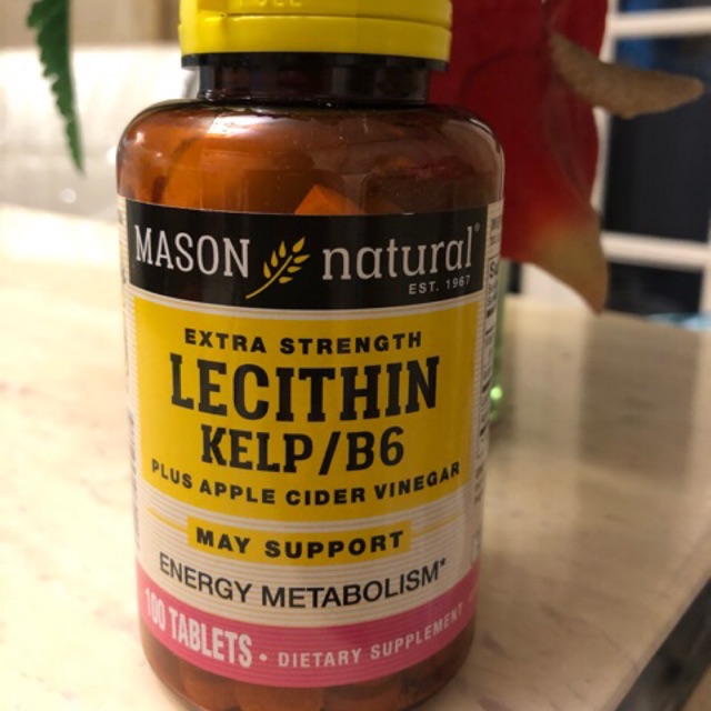 ฉลากใหม่-เลซิติน-lecithin-วิตามินบี6-ไพริดอกซิน-100-เม็ด