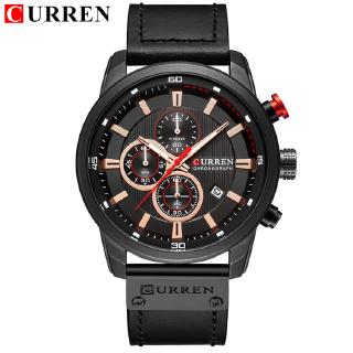 DHL Free Shipping 50pcs/lot CURREN Mens Watches Fashion Casual Waterproof Chronograph Quartz Watch Men Sport Military Cl