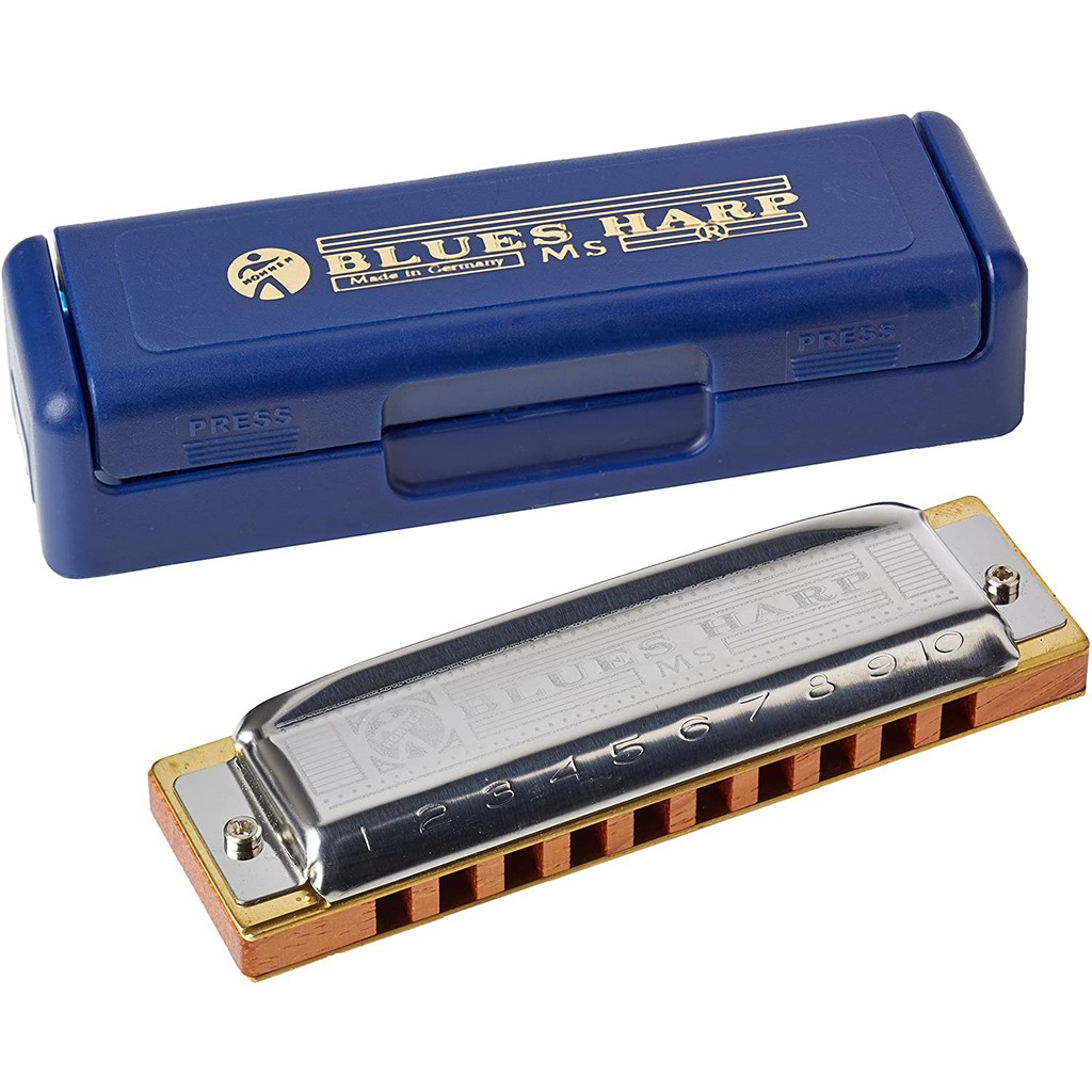 Hohner Blues Harp Harmonica Key F Diatonic ฮาร์โมนิก้าร์ คีย์ F (Made