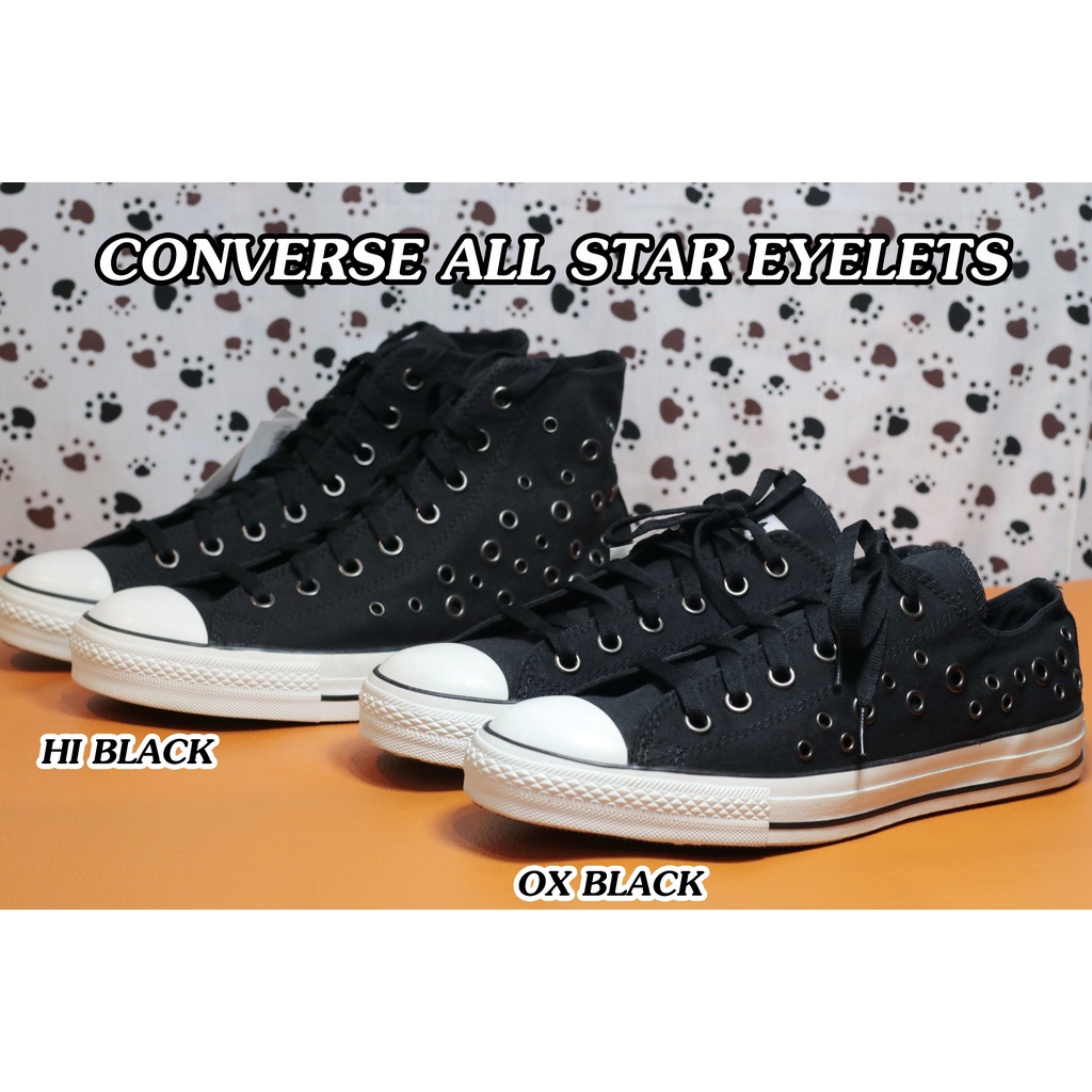 converse-รุ่น-all-star-eyelets-ox-hi-black-รองเท้าผ้าใบ-รองเท้าผ้าใบหุ้มข้อ-สีดำ-ใหม่มือ1-ของแท้100-มีของ-พร้อมส่ง