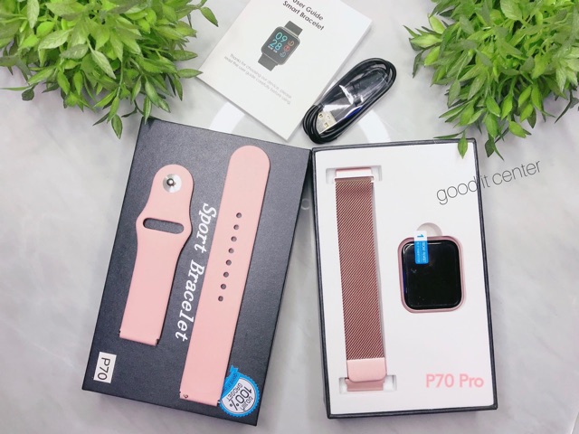 ภาพสินค้าแถมฟิล์ม Smart watch P80 Pro P70 Pro ประกัน 1 เดือน เก็บเงินปลายทาง ฟรีกล่อง สายยาง และสายสแตนเลส จากร้าน labelshop บน Shopee ภาพที่ 8