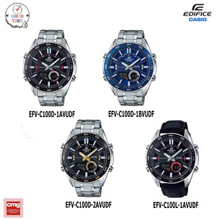 สินค้า Casio Edifice นาฬิกาข้อมือชาย รุ่น EFV-C100D EFV-C100L-1AVUDF (สินค้าใหม่ ของแท้ ประกัน CMG)