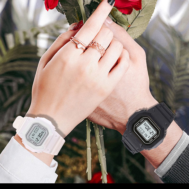 ภาพสินค้าAMELIA AW214 นาฬิกาข้อมือผู้หญิง นาฬิกา สปอร์ต นาฬิกาผู้ชาย นาฬิกาข้อมือ นาฬิกาดิจิตอล Watch สายซิลิโคน พร้อมส่ง จากร้าน amelia_sp บน Shopee ภาพที่ 4