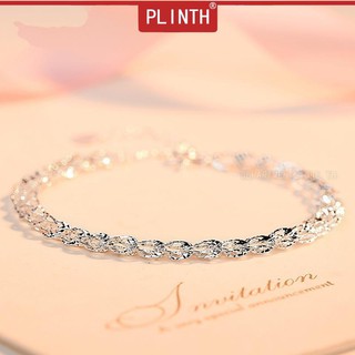 PLINTH สร้อยข้อมือเงิน 925 ฟีนิกซ์สไตล์ชาติพันธุ์ย้อนยุคง่าย ๆ515