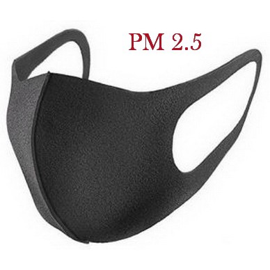 หน้ากากแฟชั่นกรองฝุ่น-ฝอยละออง-ผ้าปิดจมูก-3d-ผ้าปิดปาก-กันฝุ่น-pm-2-5-สีดำ-แพค1ชิ้น