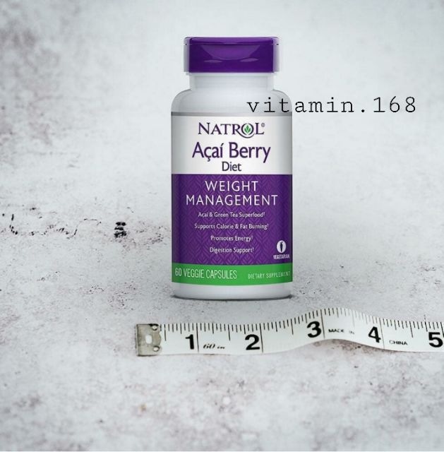 พร้อมส่ง-natrol-acaiberry-diet-acai-amp-green-tea-superfoods-60-เม็ด