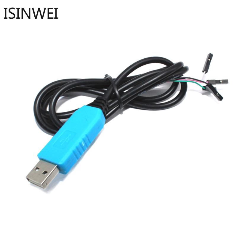 ราคาPL2303 TA USB TTL RS232 Convert Serial Cable PL2303TA Compatible with Win XP/VISTA/7/8/8.1 Better Than PL2303HX