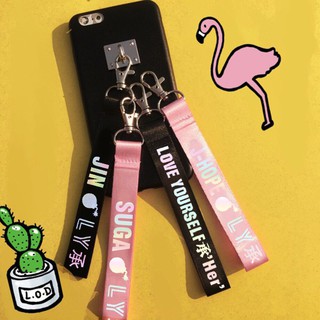 K-POP BTS Key Chain สายคล้องโทรศัพท์