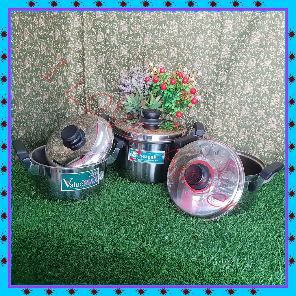 seagull-pot-high-chrome-stainless-steel-20-cm-หม้อ-2-หู-สแตนเลส-set-3-pcs-หม้อไร้สารตะกั่ว-หม้อสแตนเลสใช้ในร้านอาหาร-เ