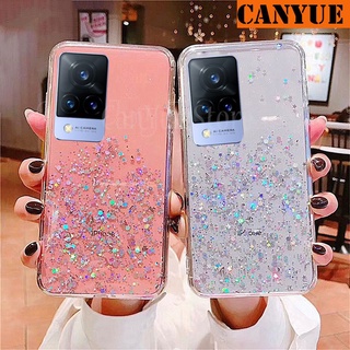 vivo Y76 Y76S Y72 (5G) Y53S Y51 Y31 (2020) Y21 Y21S Y21T Y33S (2021) Y15A Y15S Y11S Bling Glitter Case Sequins Silicone Cover Luxury Foil Powder Soft Casing Crystal Flexible TPU Phone Shell