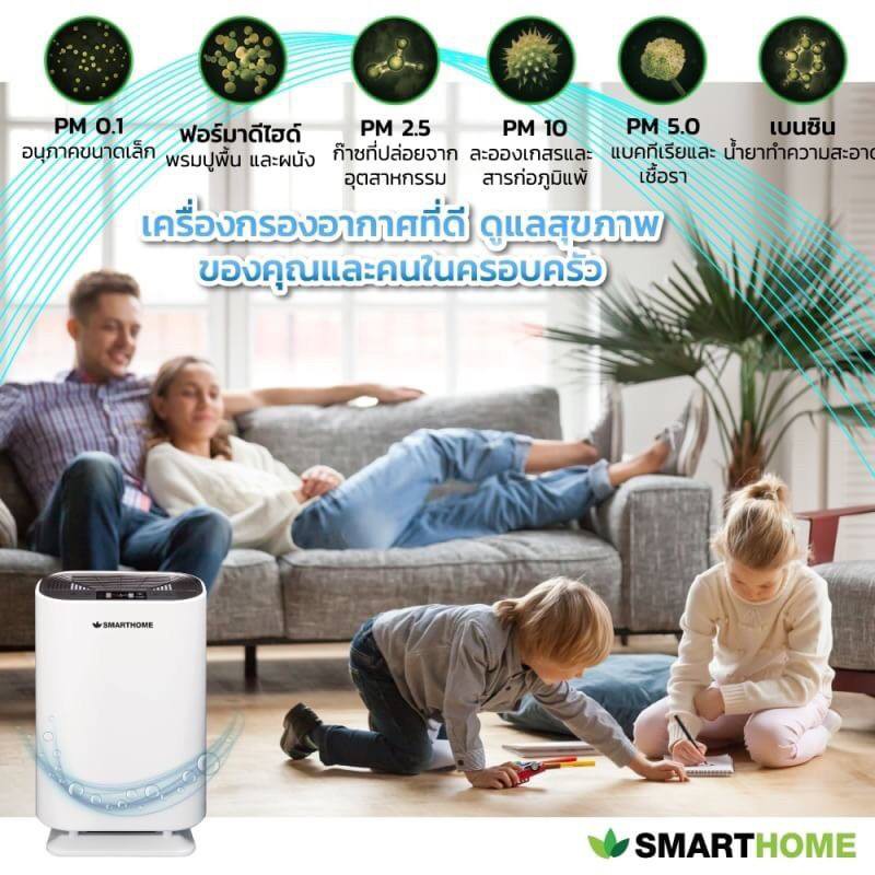 smarthome-เครื่องฟอกอากาศในบ้านขนาด16-36-ตรม-air-purifier-รุ่น-ap-160-180-รับประกัน-3-ปี