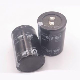 C Capacitor Electrolyte 680uF 450V ตัวเก็บประจุ อิเล็กโทรไลต์ คาปาซิเตอร์