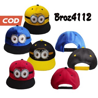 หมวก SNAPBACK MINION สไตล์ฮิปฮอปสําหรับเด็ก