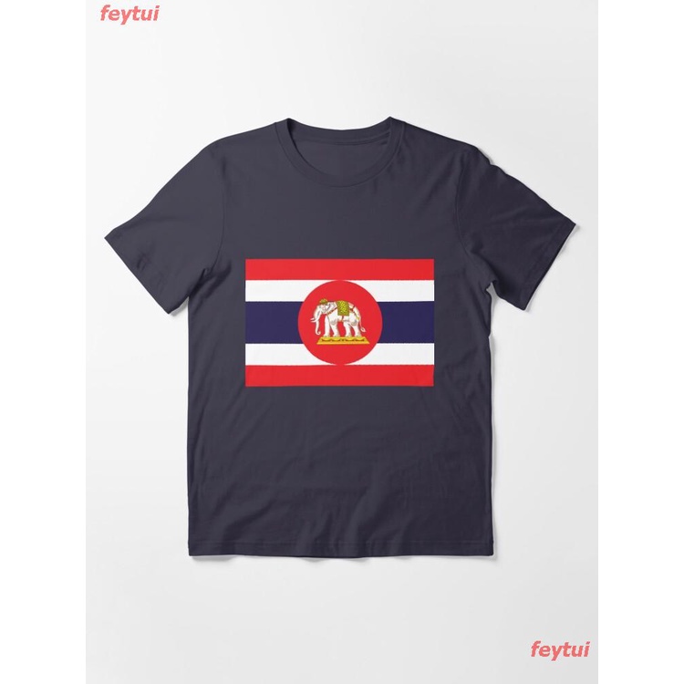 ธงชาติไทย-ฉันรักประเทศไทย-thailand-flag-flag-of-thailand-thai-flag-ธงไตรรงค์-ธงชาติไทย-essential-t-shirt-คอกลม-แฟชั