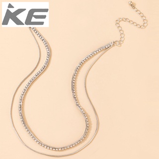 Jewelry popular multi-diamond necklace necklace collarbone chain for girls for women low price