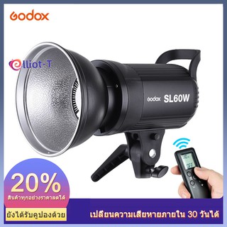 Godox SL-60W 5600K 60W High Power LED Video Light Wireless Remote Control with Bowens Mount for Photo Studio Photography