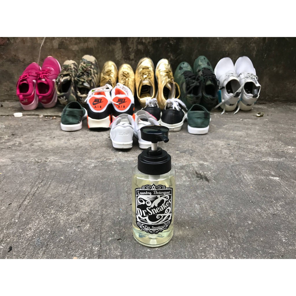 ภาพสินค้าDr.Sneaker ชุดน้ำยาทำความสะอาดรองเท้า แถม แปรง + ผ้าไมโครไฟเบอร์ จากร้าน dr.sneakeroriginal บน Shopee ภาพที่ 4