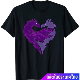 New ดิสนีย์ หญิง Disney Descendants 2 Mal Dragon T-Shirt sale เสื้อยืดคอกลม