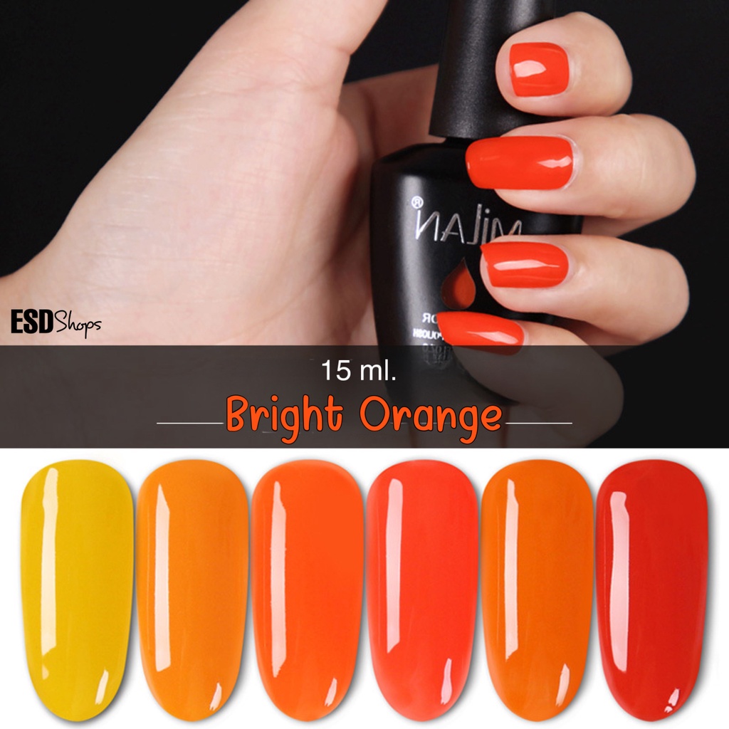 สีทาเล็บเจล-milan-สีส้มสดใส-vibrant-orange-series-ขนาด-15-ml-อบเครื่อง-uv-เท่านั้น-สีแน่น-สวย-เก็บปลายทาง