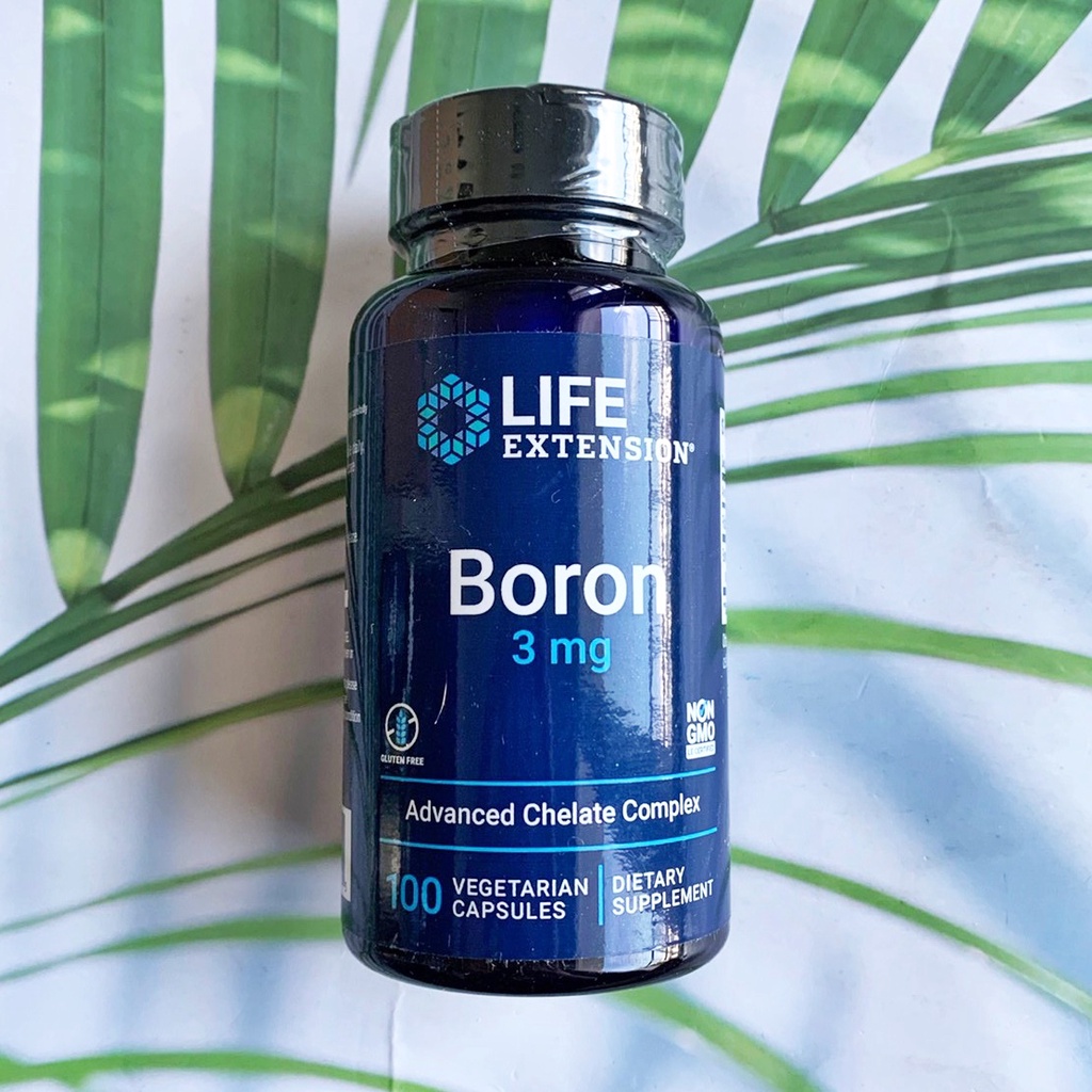 โบรอน Boron 3 mg 100 Vegetarian Capsules (Life Extension®) | Shopee ...
