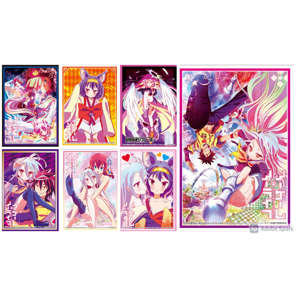 Bushiroad Sleeve Collection No Game No Life : Sora, Shiro, Kuuhaku, Steph,  Izuna, Satsuriku Tenshi Jibril -  | Shopee Thailand