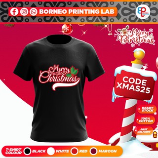 Christmas Design 25💥【Ready Stock】2021 T-Shirt Christmas Design Series | Baju Krismas | Couple T-Shirt | Unisexเสื้อยืดผ