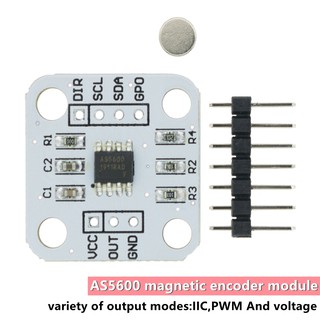 As5600 โมดูลเซนเซอร์วัดมุมแม่เหล็ก ความแม่นยําสูง 12bit