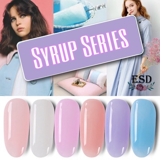 สีทาเล็บเจล สีไซรัป ใส ขนาด 15 ml. (อบ UV เท่านั้่น)  / Milan Sัyrup Color Series Nail Gel UV  Polish 15 ml.