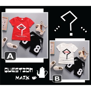 Question mark ชุดเสื้อ พร้อม กางเกง