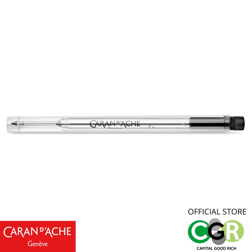 caran-dache-black-goliath-ink-cartridge-ไส้ปากกาลูกลื่นสีดำ-l-1-3-มม-8428-109