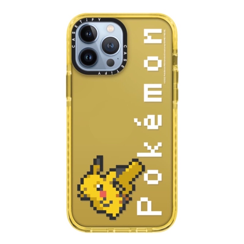 พร้อมส่ง-13promax-13pro-13-12promax-12pro-12-casetify-pixel-pokemon-giant-pikachu-gengar-impact-case