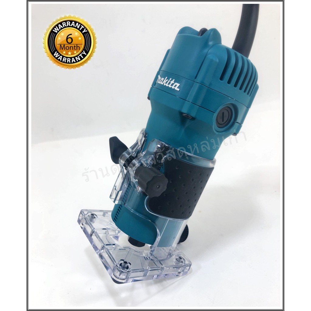 makita-ทริมเมอร์-เครื่องตกแต่งแกะสลักไม้-6-มม-แถมเร้าท์เตอร์-ยี่ห้อ-makita-รุ่น-3709