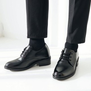 10CM Shoes รองเท้าหนังเสริมส้นเพิ่มความสูงสำหรับผู้ชาย 10cm (พรีออเดอร์ 7-23 วัน)