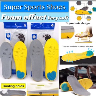 Super Sport Shoes พื้นรองเท้า กันกระแทกเต็มเท้า