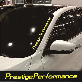 CUTE สติกเกอร์สะท้อนแสง ลาย Prestige Performance สำหรับตกแต่งรถยนต์ รถบรรทุก แล็ปท็อป