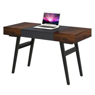 Desk DESK W130-190 CM. CT-3603 DARK PINE/GREY Office furniture Home &amp; Furniture โต๊ะทำงาน โต๊ะทำงานไม้ W130-190 ซม. CT-3