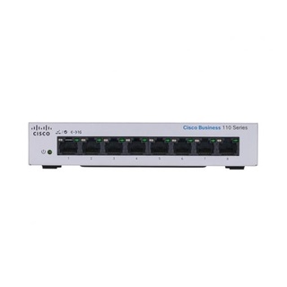 Cisco CBS110-8T-D  8-Ports 10/100/1000 Mbps Unmanaged Desktop Gigabit Switch