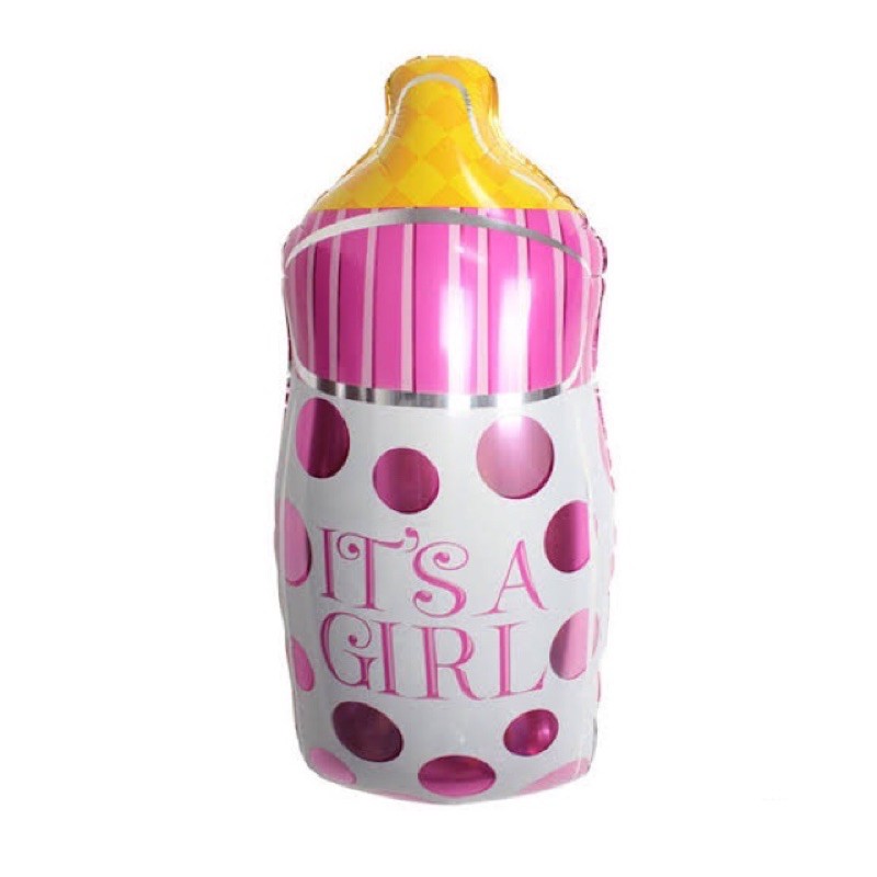 ลูกโป่งเเฟนซี-ขวดนม-เด็กหญิง-it-s-a-girl-feeding-bottle-balloon