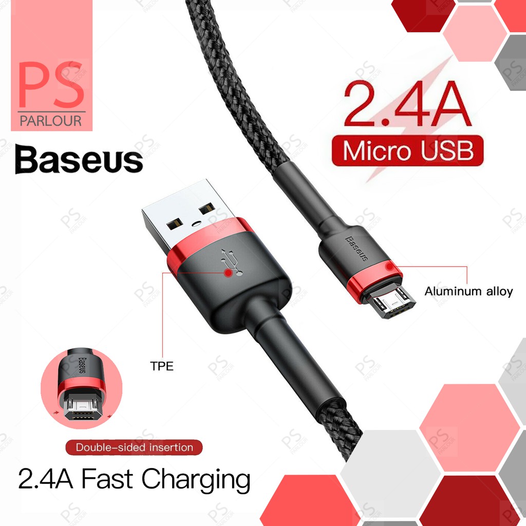 💥💥 Baseus Micro USB Cable สาย samsung สายชาร์จ สายชาร์จUSB Fast Charge ...