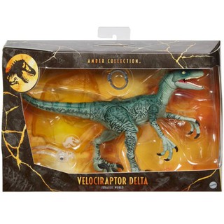 Jurassic World Amber Collection Velociraptor Delta Action ของเล่นแอ็กชั่นฟิกเกอร์ จูราสสิคเวิลด์ รุ่น GJN94