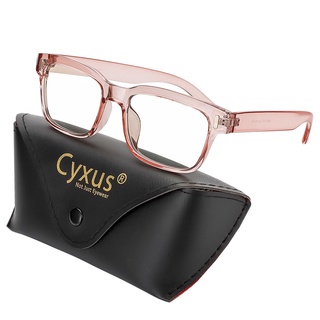 Cyxus แว่นตาคอมพิวเตอร์ ป้องกันแสงสีฟ้า UV400 8084T17 สําหรับทุกเพศ