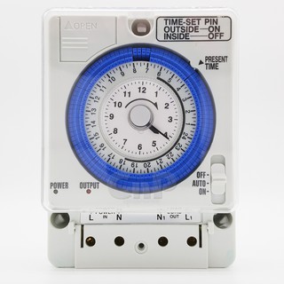 ภาพขนาดย่อของภาพหน้าปกสินค้าHaCO ไทม์เมอร์ นาฬิกาตั้งเวลามีแบตเตอร์รี่สำรองไฟ (Timer Switch) รุ่น TM-B20 จากร้าน cnp_electric บน Shopee
