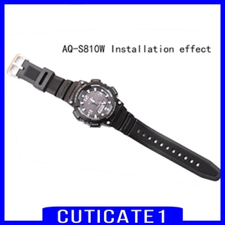 สายนาฬิกาข้อมือ สําหรับ Casio AQ-S810W AQ-S800W SGW-300H SGW-400H SGW-500H [NEW CUTICATE1]