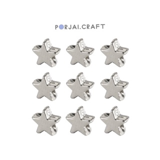 ภาพขนาดย่อของภาพหน้าปกสินค้าลูกปัดดาว เงิน ทอง Star Beads จากร้าน porjai.craft บน Shopee