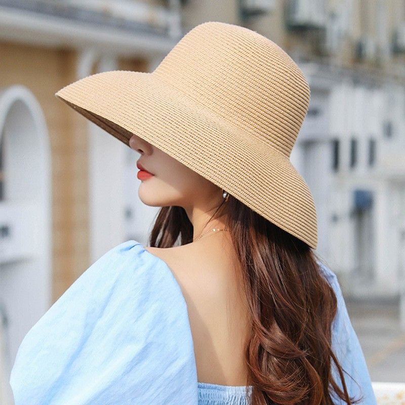 hatforu-หมวกผู้หญิง-ปีกกว้างทรงงุ้ม-งานพรีเมียม-สินค้าพร้อมส่งจากไทย