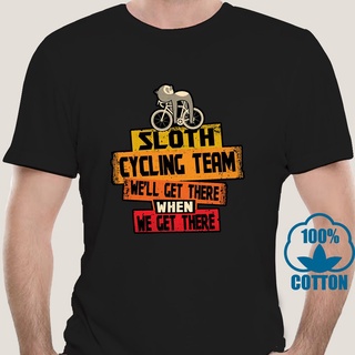 เสื้อยืดผ้าฝ้าย พิมพ์ลายตัวอักษร Sloth Cycling Team Well Get Have That If We Get Have Crazy 9673X สําหรับผู้ชาย NB321GRE