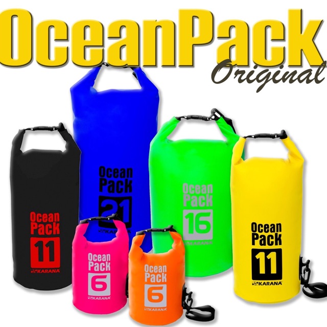 กระเป๋ากันน้ำ-dry-bag-karana-ถุงกันน้ำ-ocean-pack-6-litre