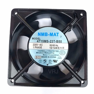 ภาพหน้าปกสินค้าพัดลมNMB-NAT 4715MS-23T-V50- 220V~230VAC-/50/Hz -15/14Wขนาด 120*120*40mm มีของพร้อมจัดส่งทั่วไทย ซึ่งคุณอาจชอบราคาและรีวิวของสินค้านี้