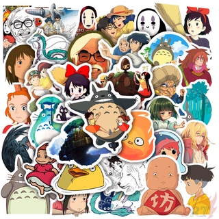 50Pcs/Set ☆ Miyazaki Hayao Series 01 สติ๊กเกอร์ ☆ DIY Fashion Waterproof Decals Doodle Graffiti สติ๊กเกอร์