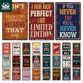2020 Quote Metal Sign Plaque Metal Vintage Tin Sign Home Decor Decorative Metal Poster Wall Decor
